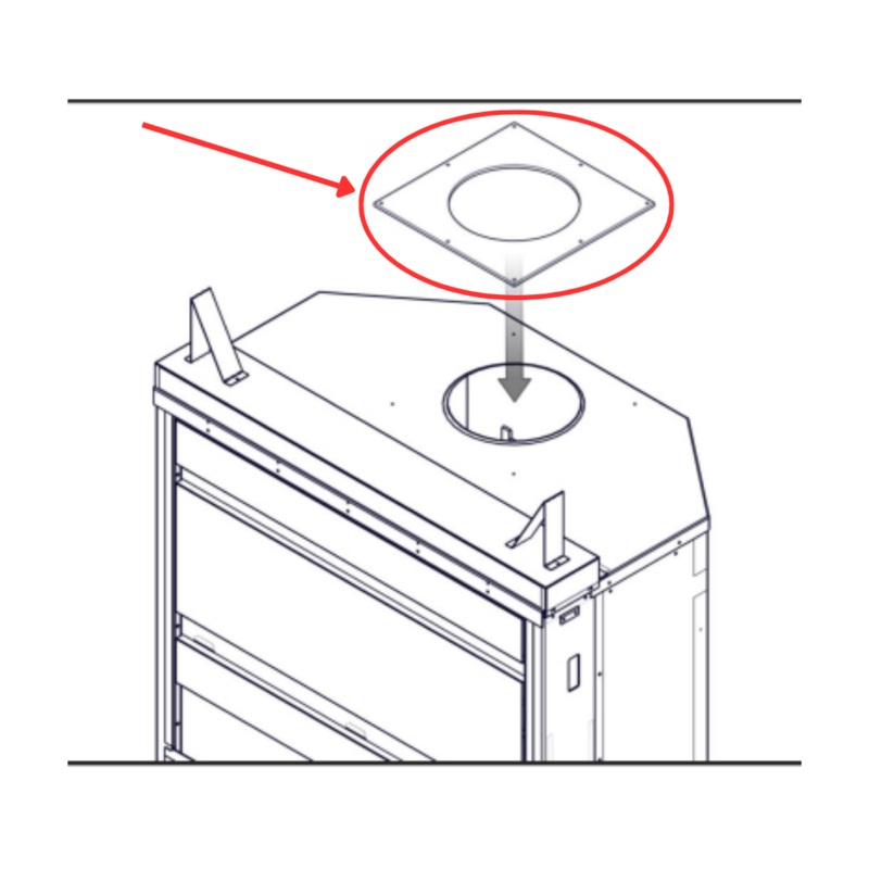 Napoleon Anchor Plate for Packed Chimney - AP8