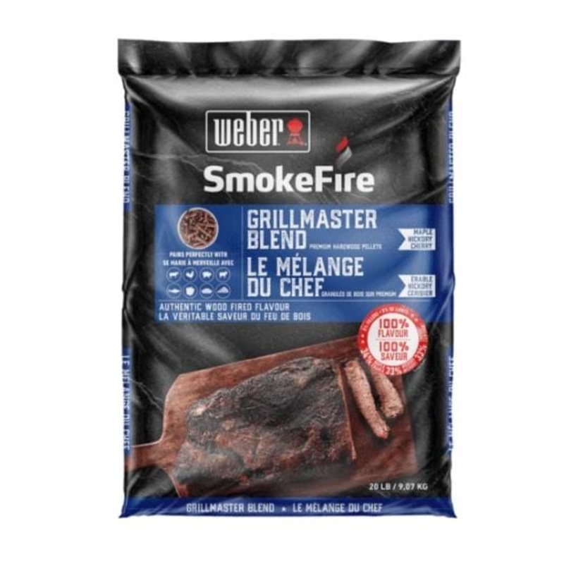 Weber SmokeFire Premium Grillmaster Hardwood Pellets (20 lb.) - 190201