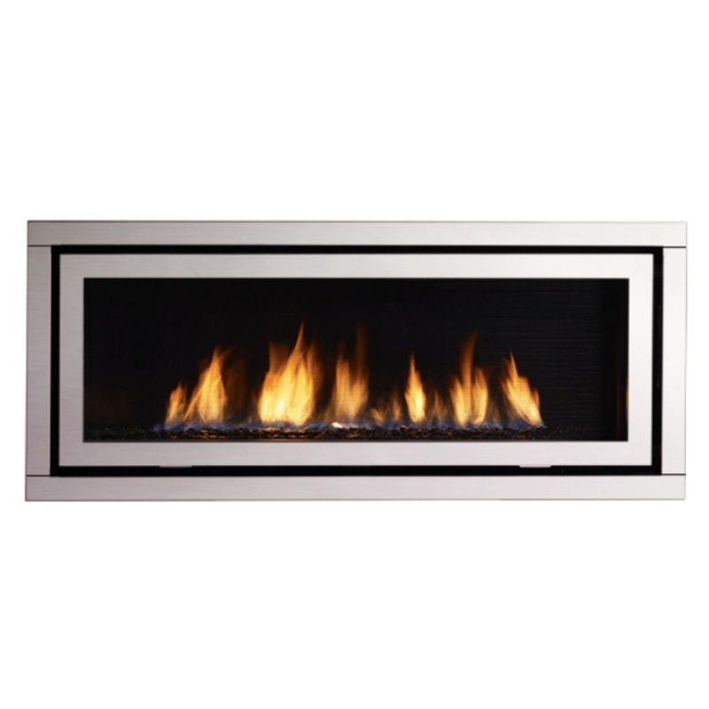 Regency Brushed Stainless Steel Faceplate & Door Frame - Perfect Edge Design (Horizon HZ54E) - 478-927