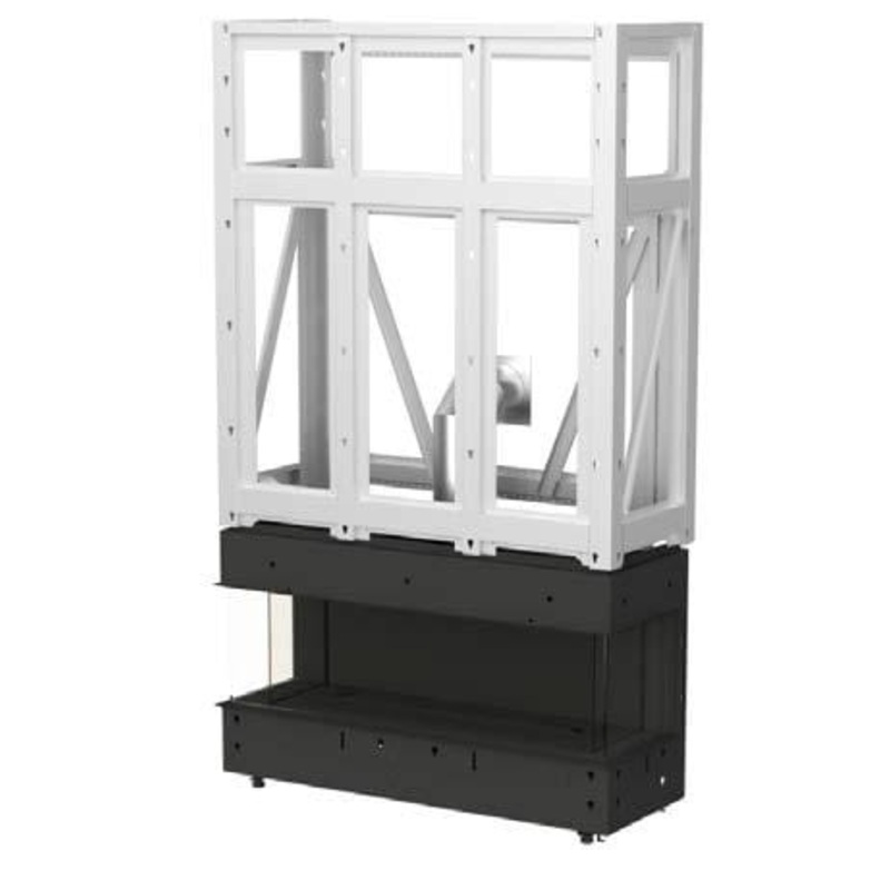 Regency Reflective Black Glass Side pieces - Right & Left (CB40E) - 656-921