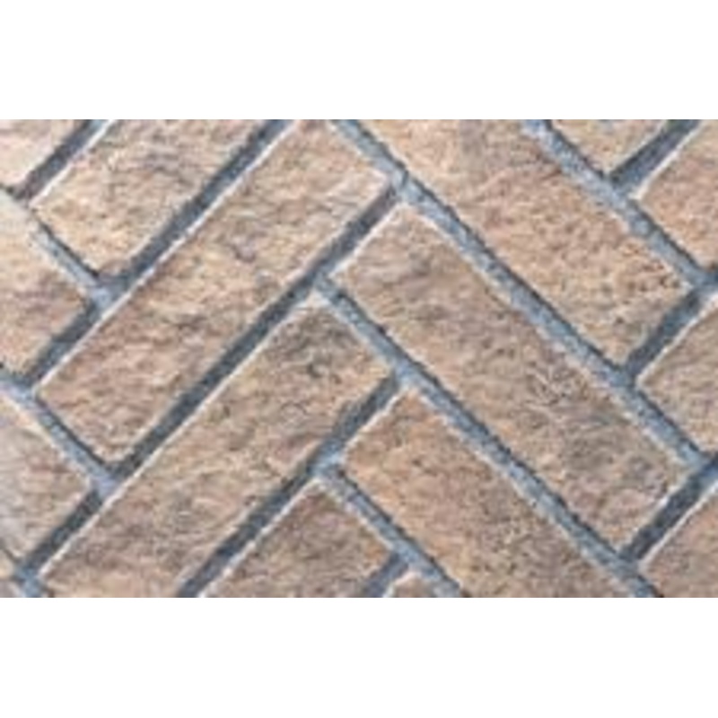Regency Rustic Brown Herringbone Brick Panels (Excalibur P90E) - 790-903