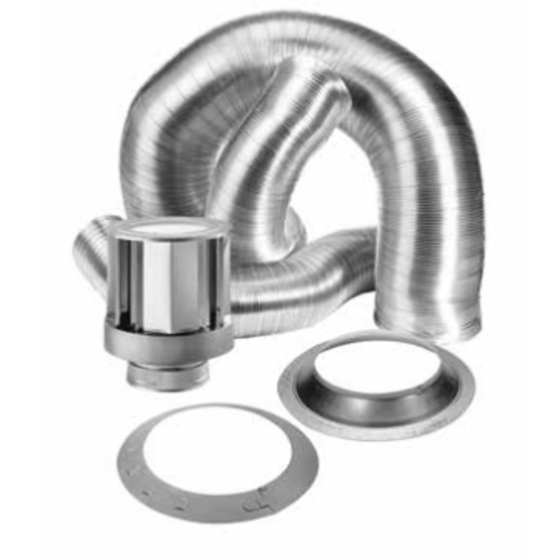 Regency Venting Vertical Flex Venting Kit (Gas Fireplaces 4" x 6-5/8") - 946-755