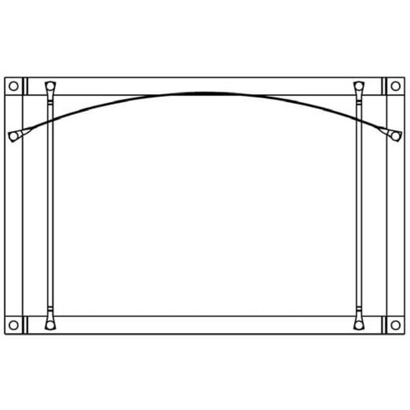 Regency Vignette Tudor Metallic Black Faceplate (L/HRI3E) - 716-936