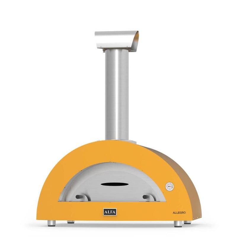 Alfa Allegro Wood-Fired Pizza Oven - Yellow (No Base)