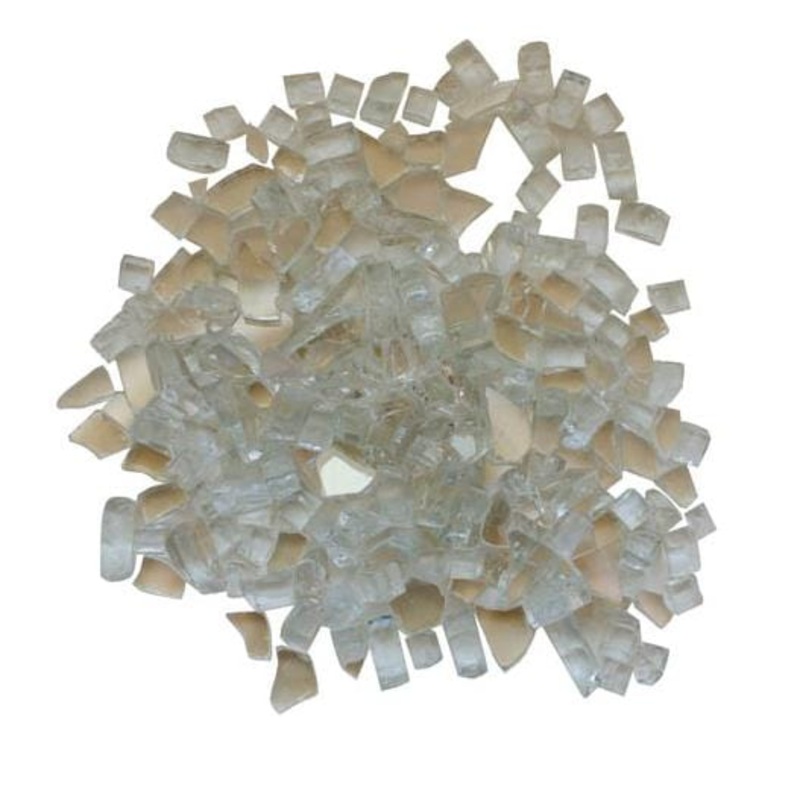 Amantii 1/4" Reflective Fireglass (Clear) - AMSF-GLASS-01
