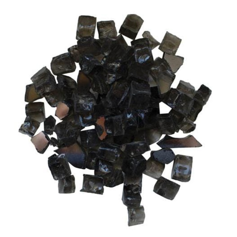 Amantii 1/4" Reflective Fireglass (Dark Grey) - AMSF-GLASS-05