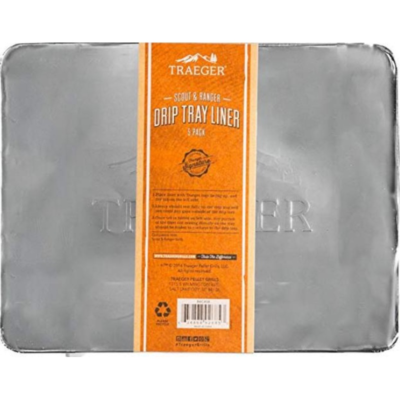 Traeger Drip Tray Liners (Ranger - 5 Pack) - BAC571