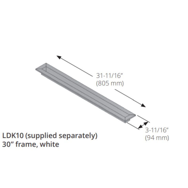 Valor 30" Finishing Frame - LDK10