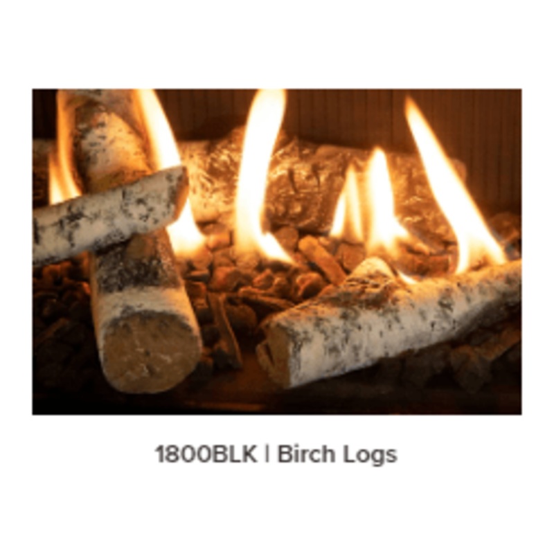 Valor Birch Log Kit (L3 Series) - 1800BLK