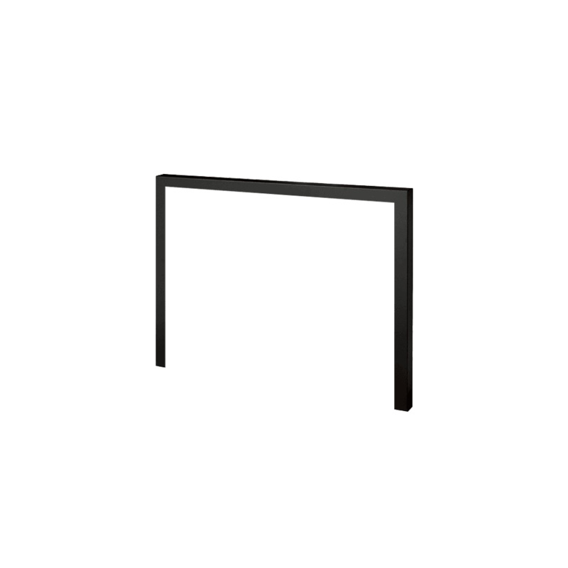 Valor Black 3-Sided Square 2" Trim (G3 Series) - 767STB