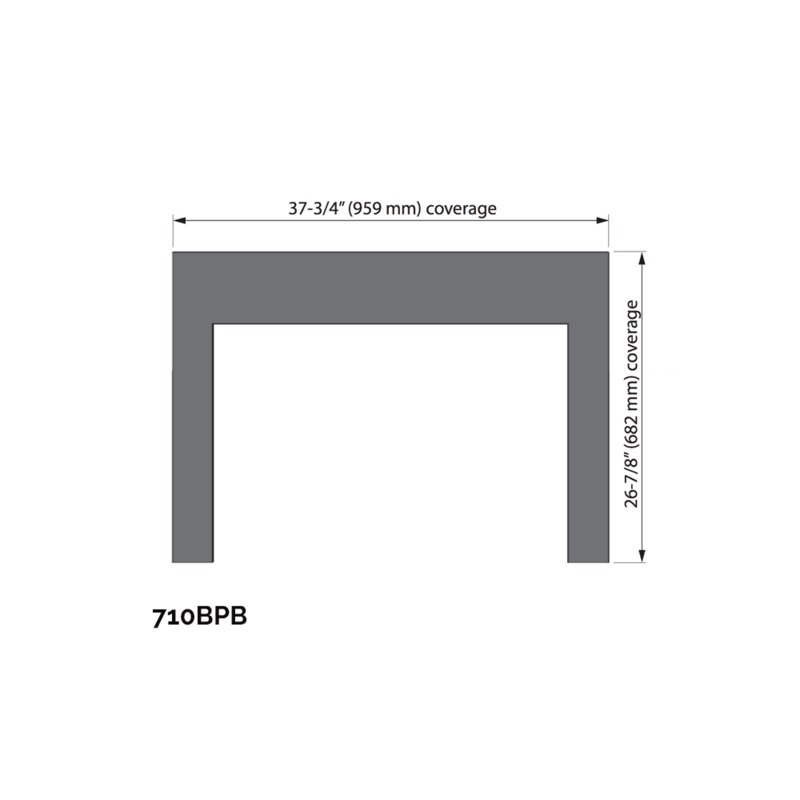 Valor Black Backing Plate (700 G3.5 Series) - 710BPB