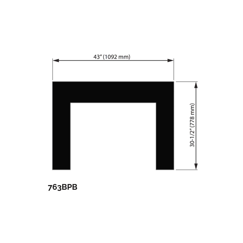 Valor Black Backing Plate (G3 Series) - 763BPB