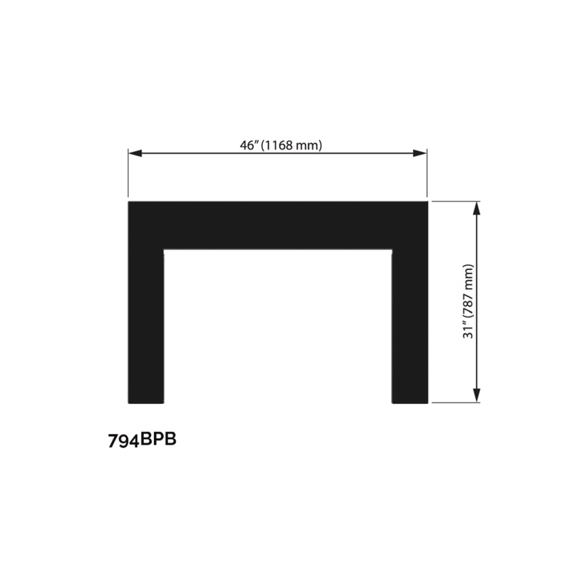 Valor Black Backing Plate (G4 Series) - 794BPB