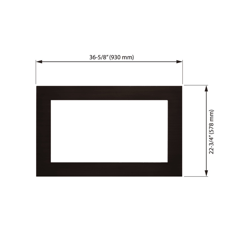 Valor Black Inner Bezel Front (H4 Series) - 661BSB