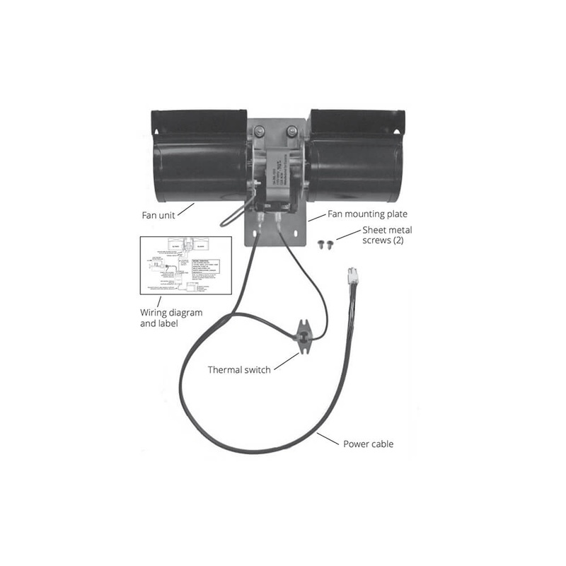 Valor Circulating Fan Kit for Linears - 1595CFKv2