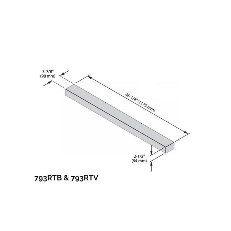 Valor Vintage Iron Riser Trim (G3.5 Series) - 793RTV