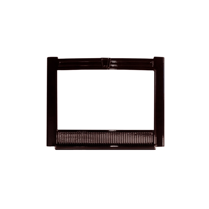 Valor Majolica Brown Enamel Madrona Traditional Sqaure Front (Box 2 of 2) (Madrona Freestanding Series) - MFCS02-3