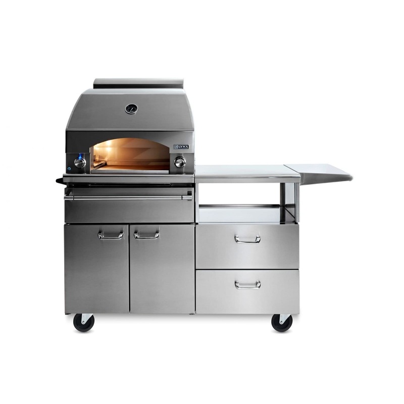Lynx Napoli 30" Outdoor Oven on Mobile Kitchen Cart
