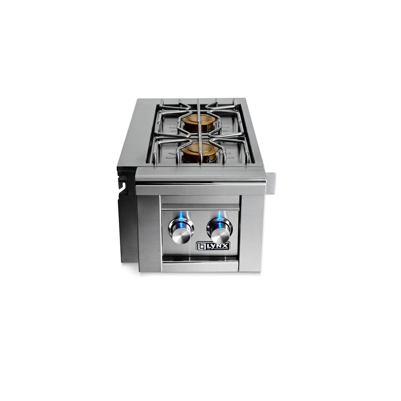Lynx Professional Cart-Mounted Double Side Burner