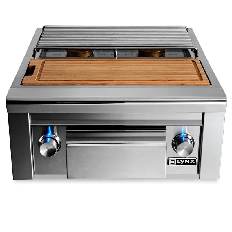 Lynx Professional Prep Center w. Double Side Burner