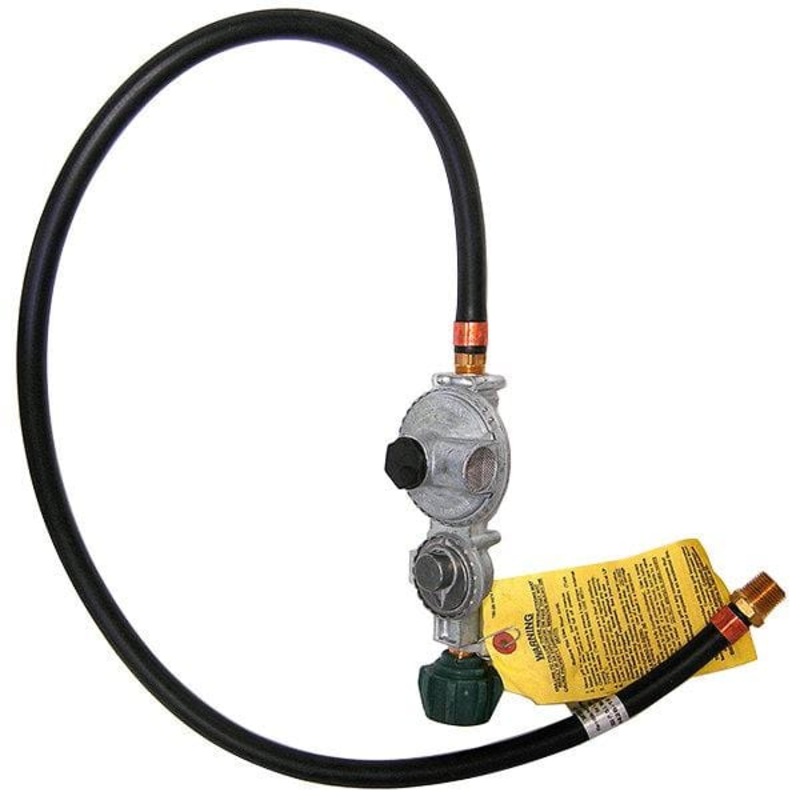 Crown Verity Liquid Propane 2-Stage Hose and Regulator Assembly - ZCV-2200