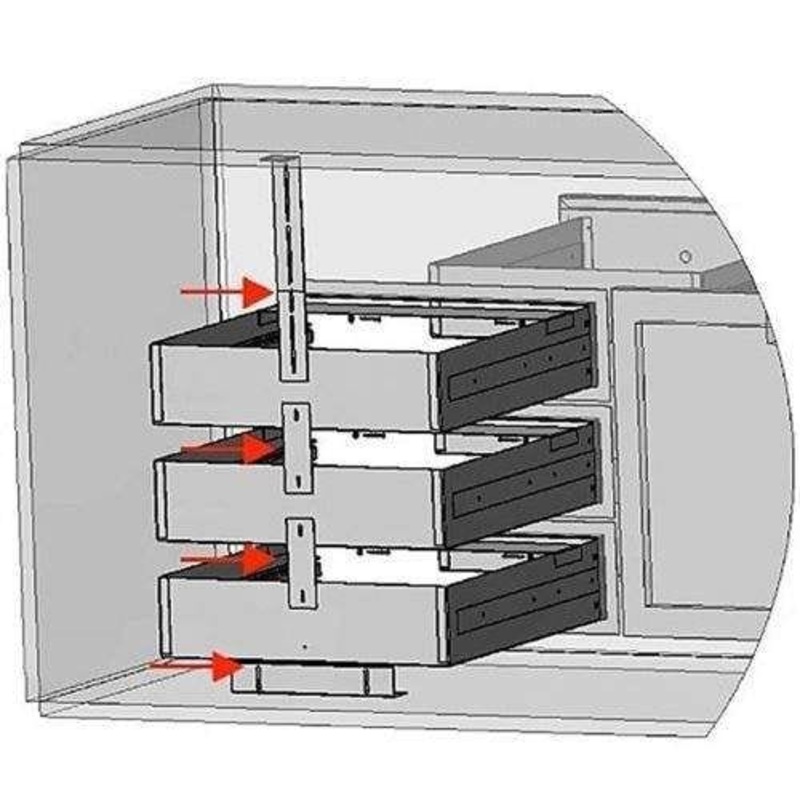 Lynx Modular Drawer Kit - LMD-KIT