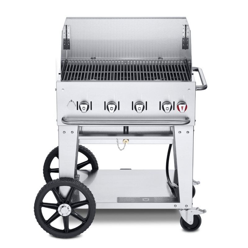 Crown Verity 30" Mobile Grill + Wind Guard