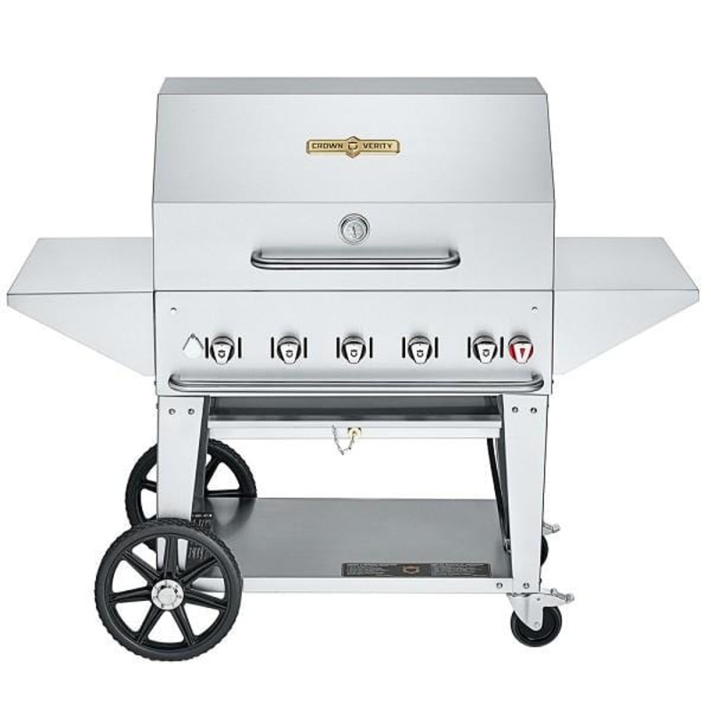 Crown Verity 36" Mobile Grill Pro + RollDome Package