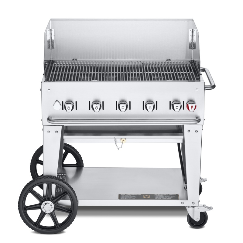 Crown Verity 36" Mobile Grill + WindGuard