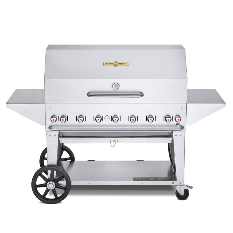 Crown Verity 48" Mobile Grill Pro + RollDome Package