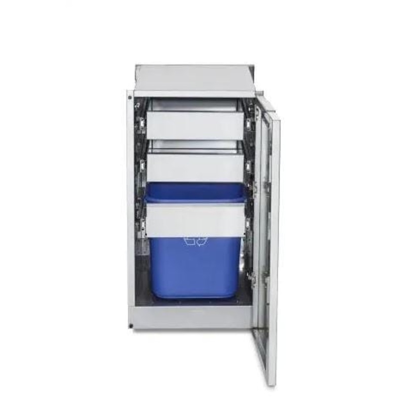 Crown Verity Infinite Series Cabinet Module with Garbage Holder & Double Drawer - ICM-GH-2D