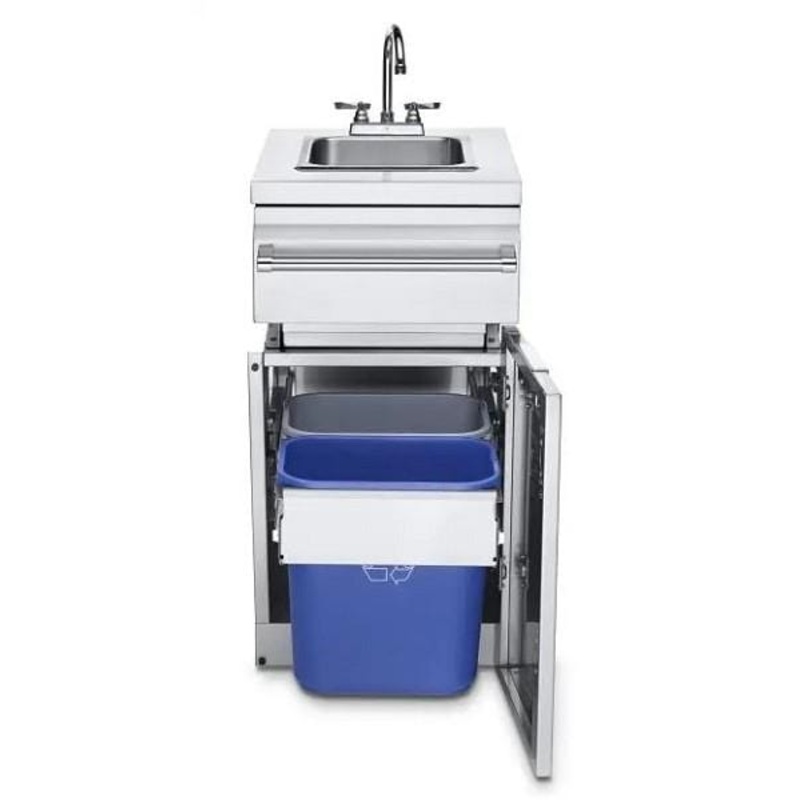 Crown Verity Infinite Series Cabinet Module with Sink & Garbage Holder - ICM-SK-GH