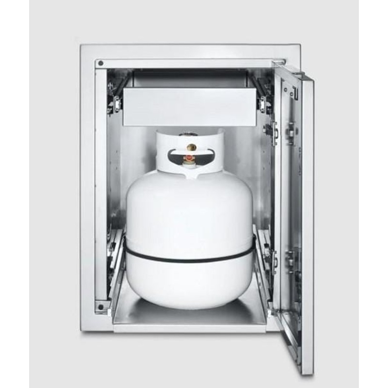Crown Verity Infinite Series Large Built-In Cabinet with Propane Tank Holder & Single Drawer - IBILC-PH-1D