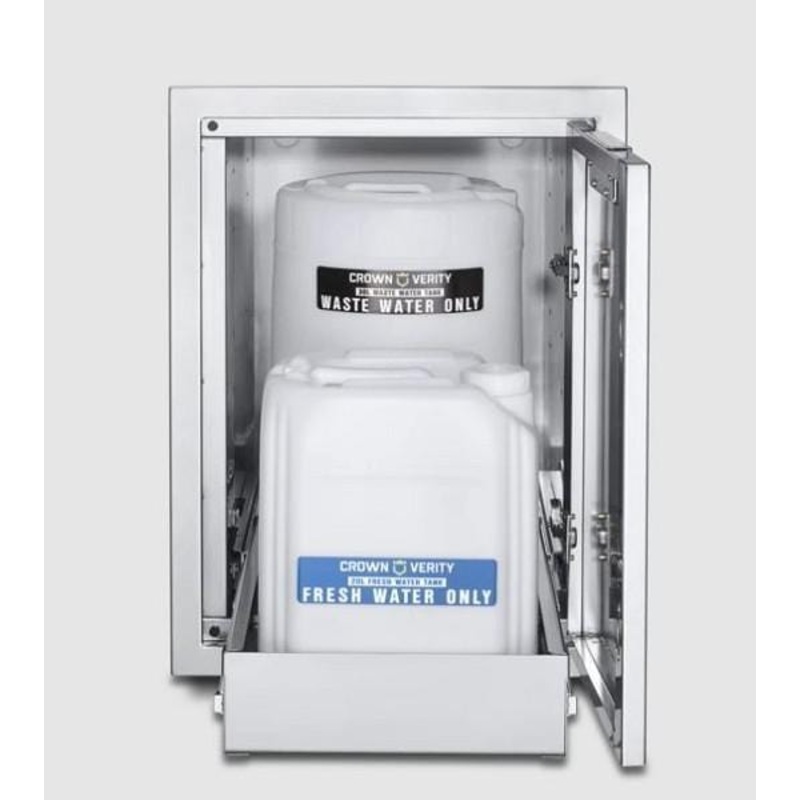 Crown Verity Infinite Series Large Built-In Cabinet with Water Bin Storage - IBILC-SK-WBS