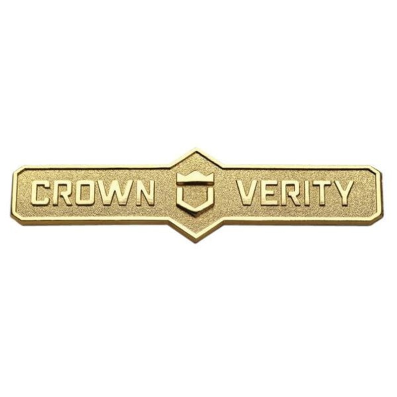 Crown Verity Nameplate Assembly for Crown Verity Products - ZCV-2003-16-K