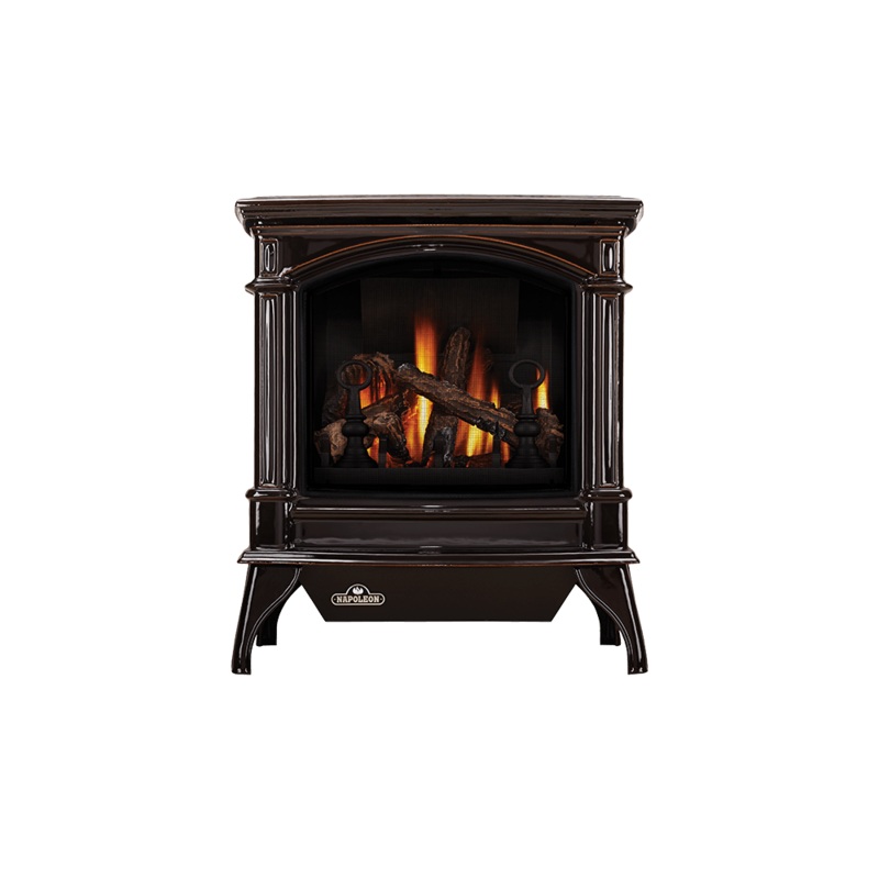 Napoleon Knightsbridge Direct-Vent Cast-Iron Gas Stove (Majolica Brown)