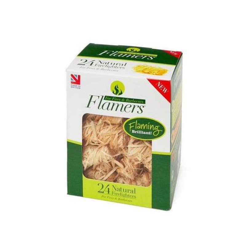Flamers Natural Fire Starter (24 Pack) - FLA24