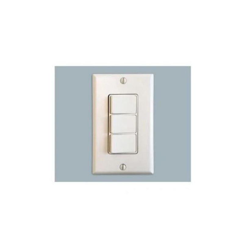 Majestic 3 Toggle Wall Switch For Multi-Color Selection - LED-SWITCH