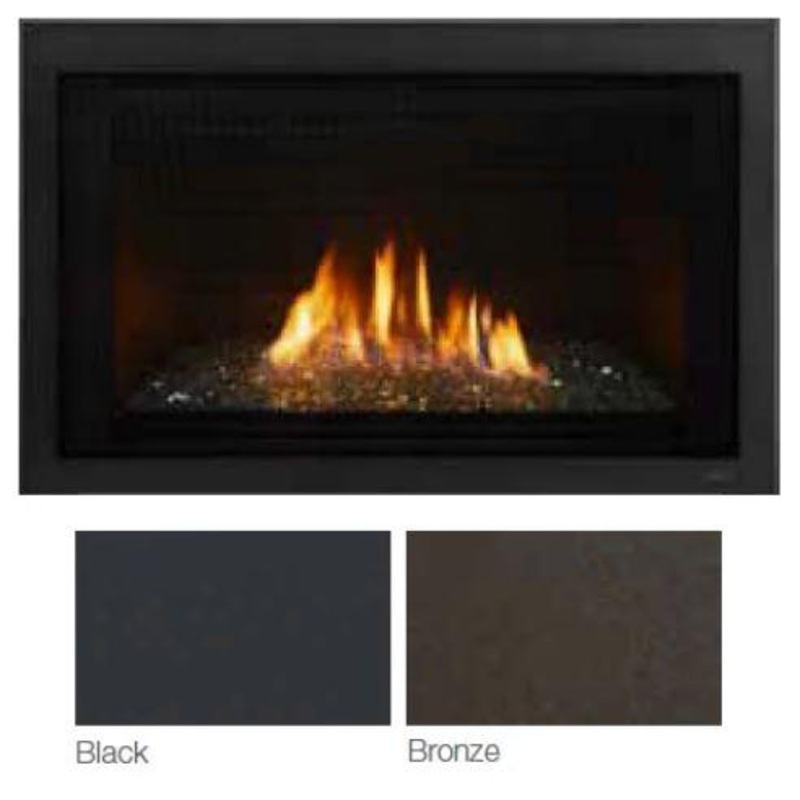 Majestic Black Clean 25" Screen Front (Ruby Insert 25") - CSFI25BK