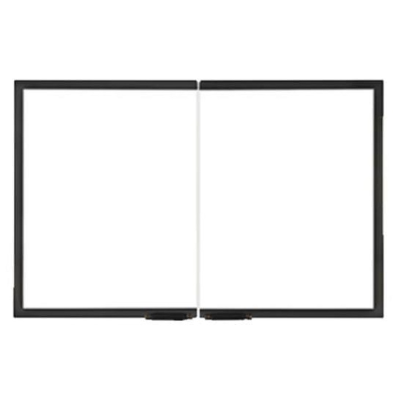 Majestic Black Gasketed Glass Door, Cabinet Style for Sovereign 36 (Heat Circulated model only) (Sovereign 36) - GGD36BK-B