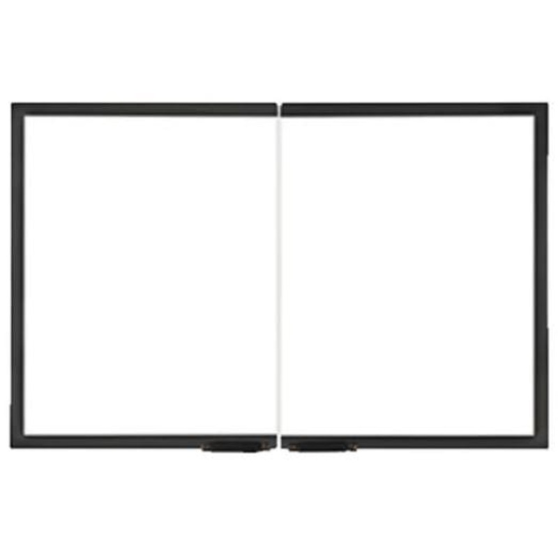 Majestic Black Gasketed Glass Door, Cabinet Style (Heat Circulated model only) (Sovereign 42) - GGD42BK-B