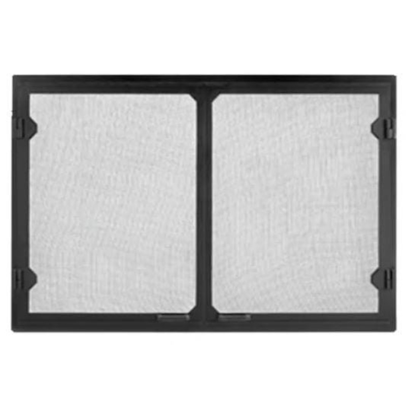 Majestic Black Grand Vista Cabinet Style Mesh Doors (Sovereign 36) - GV36BK