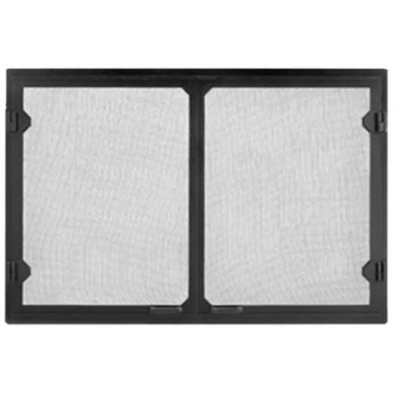 Majestic Black Grand Vista Cabinet Style Mesh Doors (Sovereign 42) - GV42BK