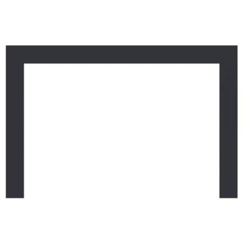 Majestic Black Small 25" Surround (Ruby Insert 25") - MI25-3523-BK