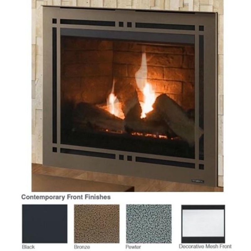 Majestic Bronze Contemporary Rectangular Door (Meridian 36 & Pearl II See-Through 36Series) - CRD36BZ