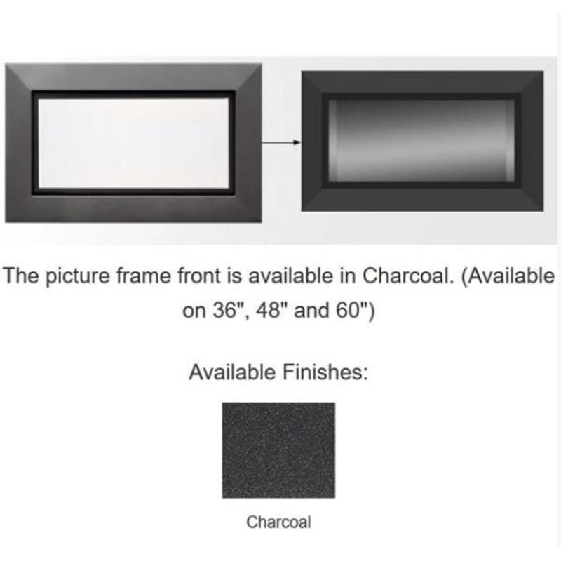 Majestic Charcoal Picture Frame Front (Echelon II 36ST) - PFF-36-CH-C