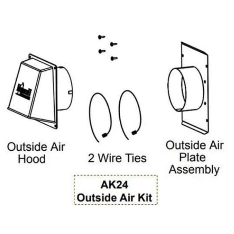 Majestic Outside Air Kit 1 Each - AK24