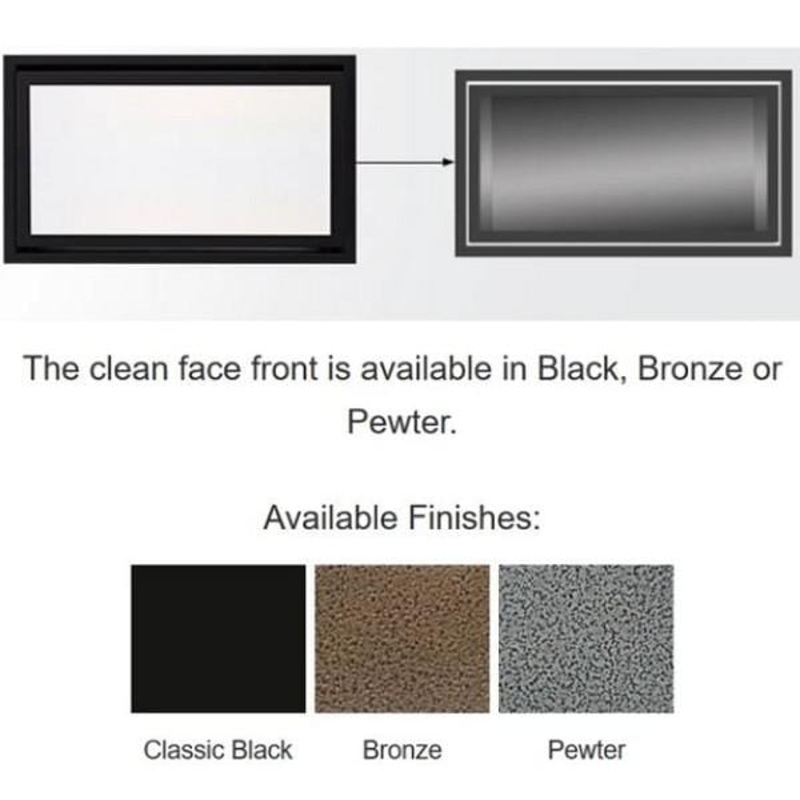 Majestic Pewter Clean Face Trim (Echelon II 72) - CFT-72-PT-C