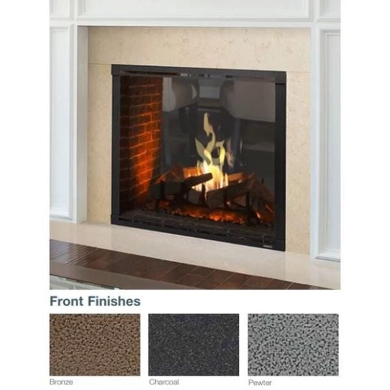 Majestic Pewter Firescreen Front (Marquis II See-Through 42) - FSMQ42STPT