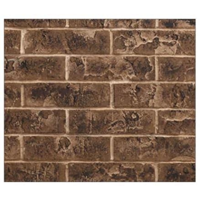 Majestic Tavern Brown Traditional 35" Brick Interior Panels (Ruby Insert 35") - BRICKMI35TB